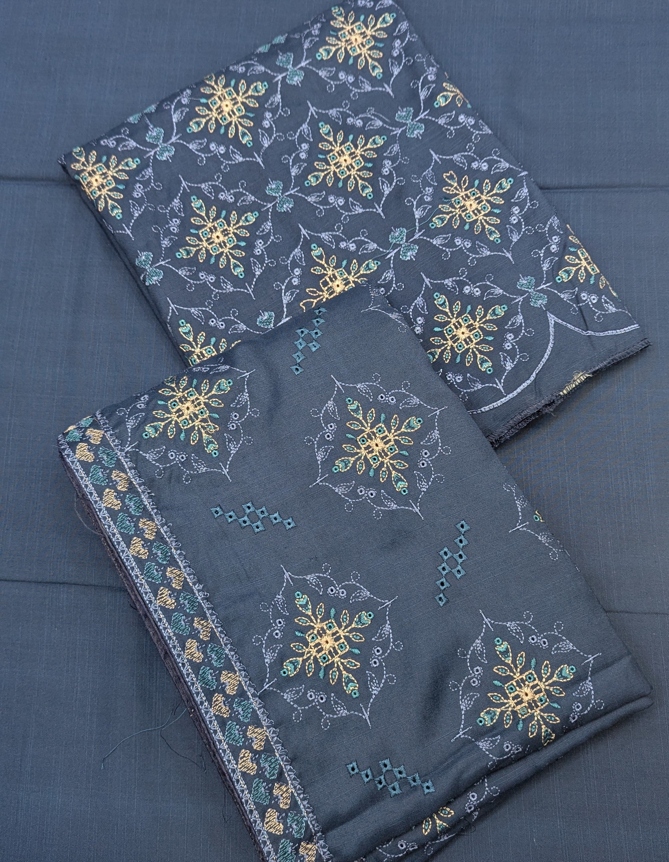 Marina full Embroidered 3pcs