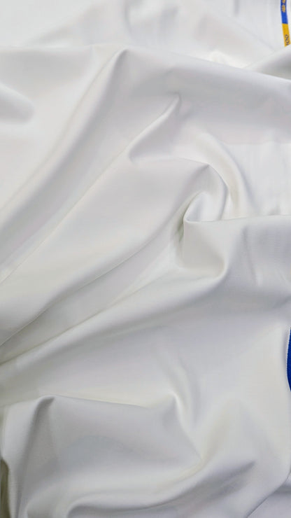 Premium Off-White Wash & Wear Fabric – Un-stitched